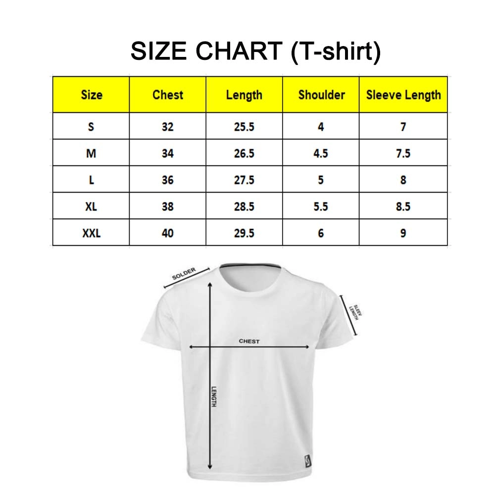 Men's PC Cotton Patel Printed T Shirt (Color: White, Thread Count: 180GSM) - Image 5