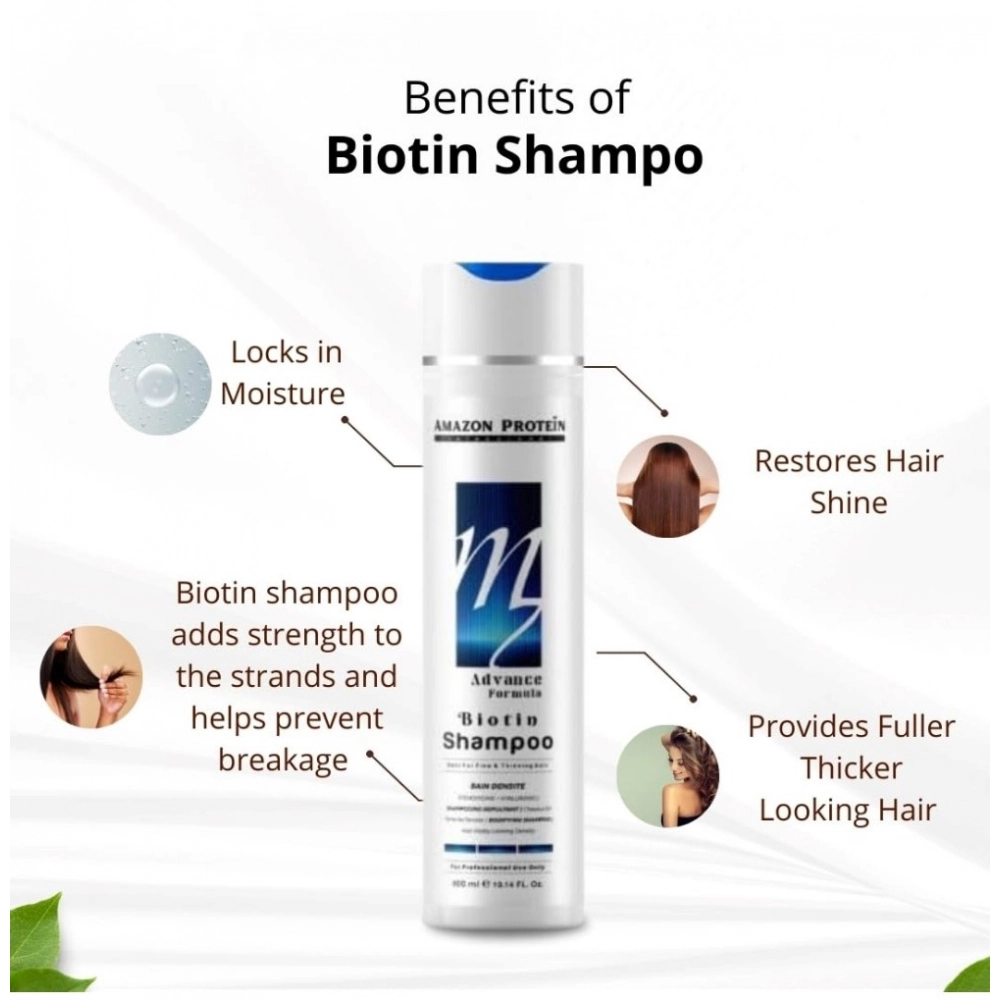 Unisex Protein Biotin Sampoo (300 ML) - Image 4