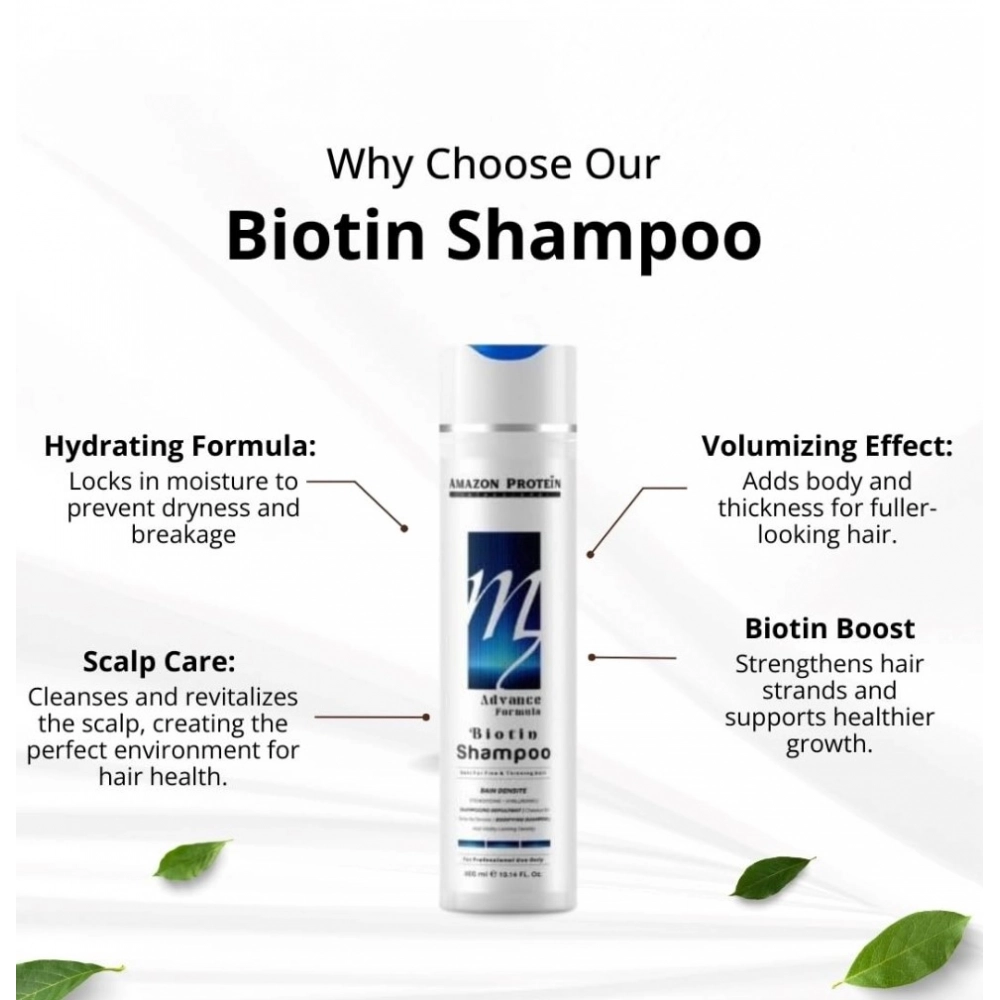 Unisex Protein Biotin Sampoo (300 ML) - Image 2