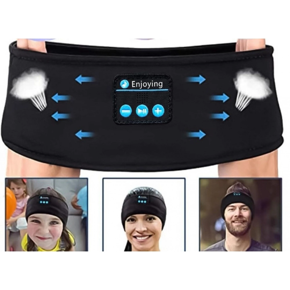 Sleep Headphone Headband (Â Black) - Image 4