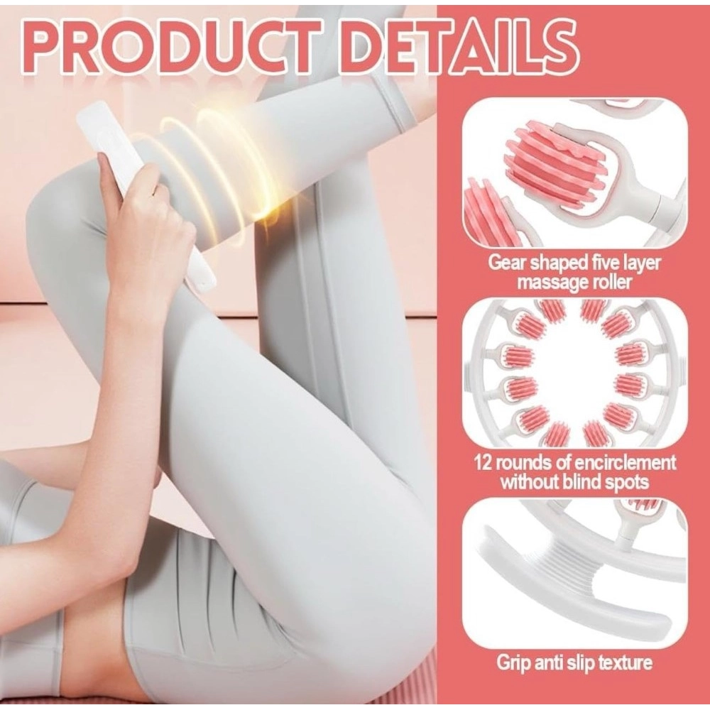 Cellulite Massager Roller (Pink) - Image 3