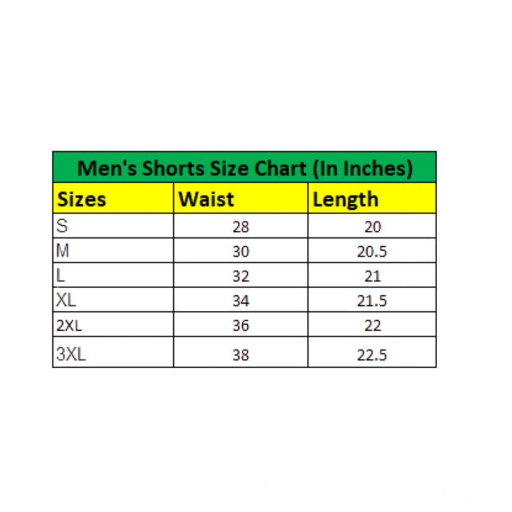 Men's Casual Cotton Striped Above knee Shorts (Navy) - Image 5