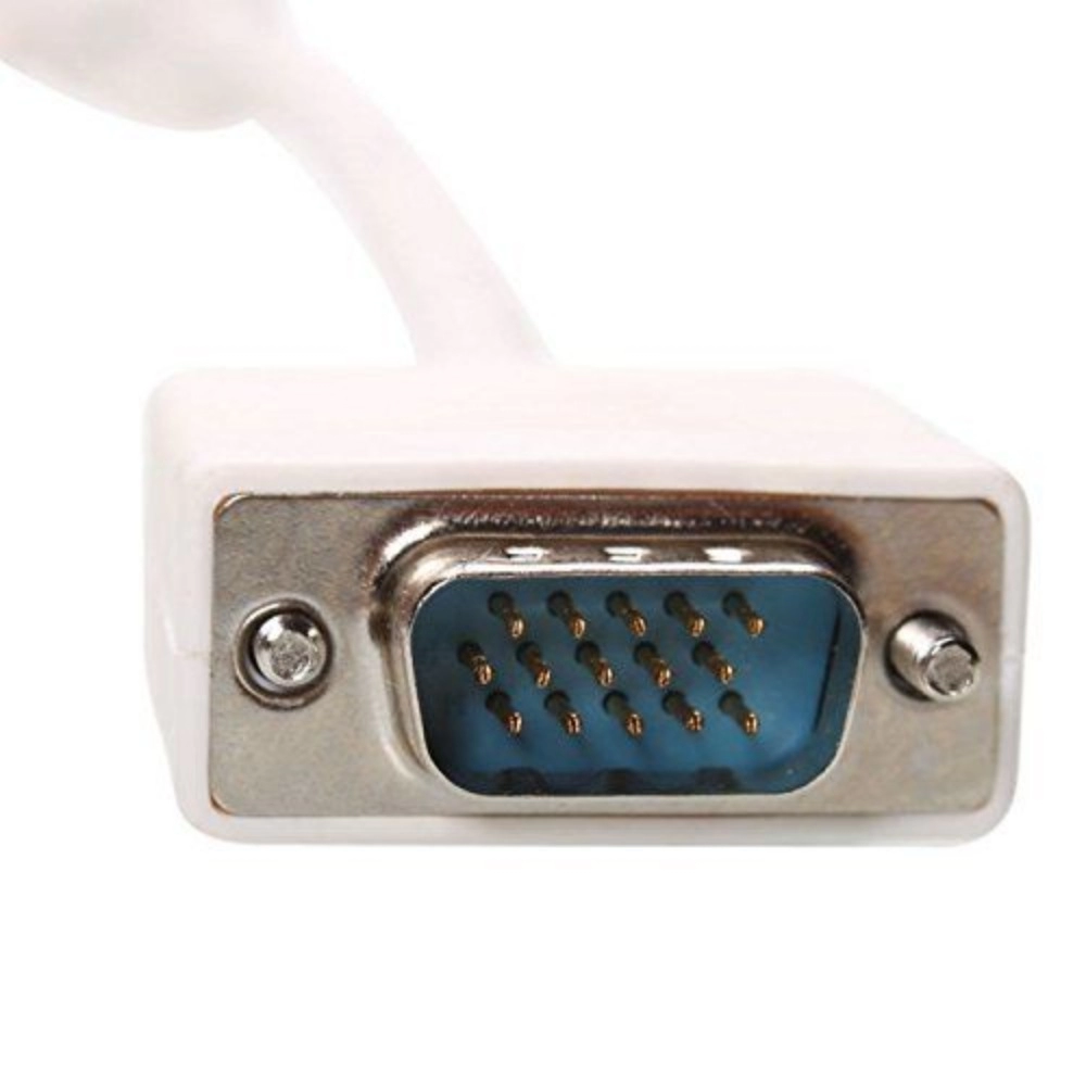 VGA Cable Male to Male 1.5 Yards Supports PC, Monitor, TV, LCD_LED, Plasma, Projector, TFT (White) - Image 2