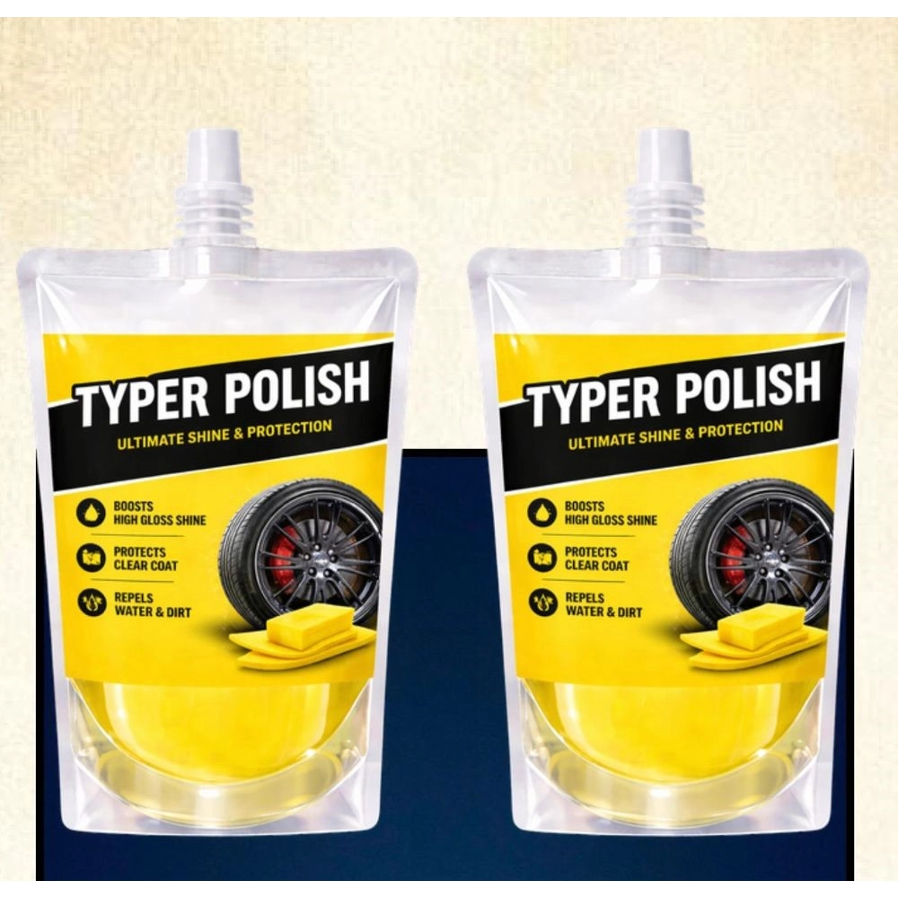 Pack of 2 Ultra Tyre Shine & Polish Liquid Pouches 100 ML