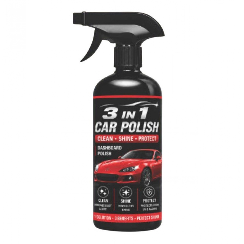 Pack of 1 3-in-1 Car and Bike Polish Spray Bottles 100 ML - Image 3