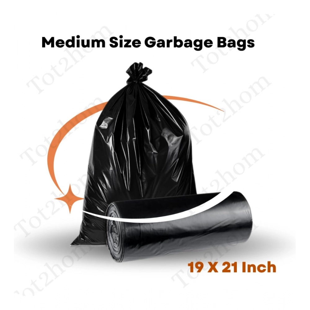 Generic Pack of 10 Polyethylene 19 x 21 Inches Garbage Bag (Black) - Image 8