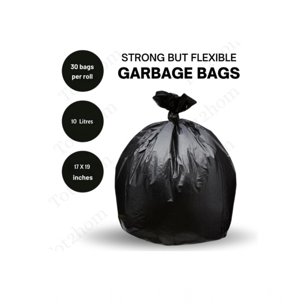 Generic Pack of 4 Recyclable Plastic-Biodegradable 17 x 19 Inches Garbage Bag (Black) - Image 7