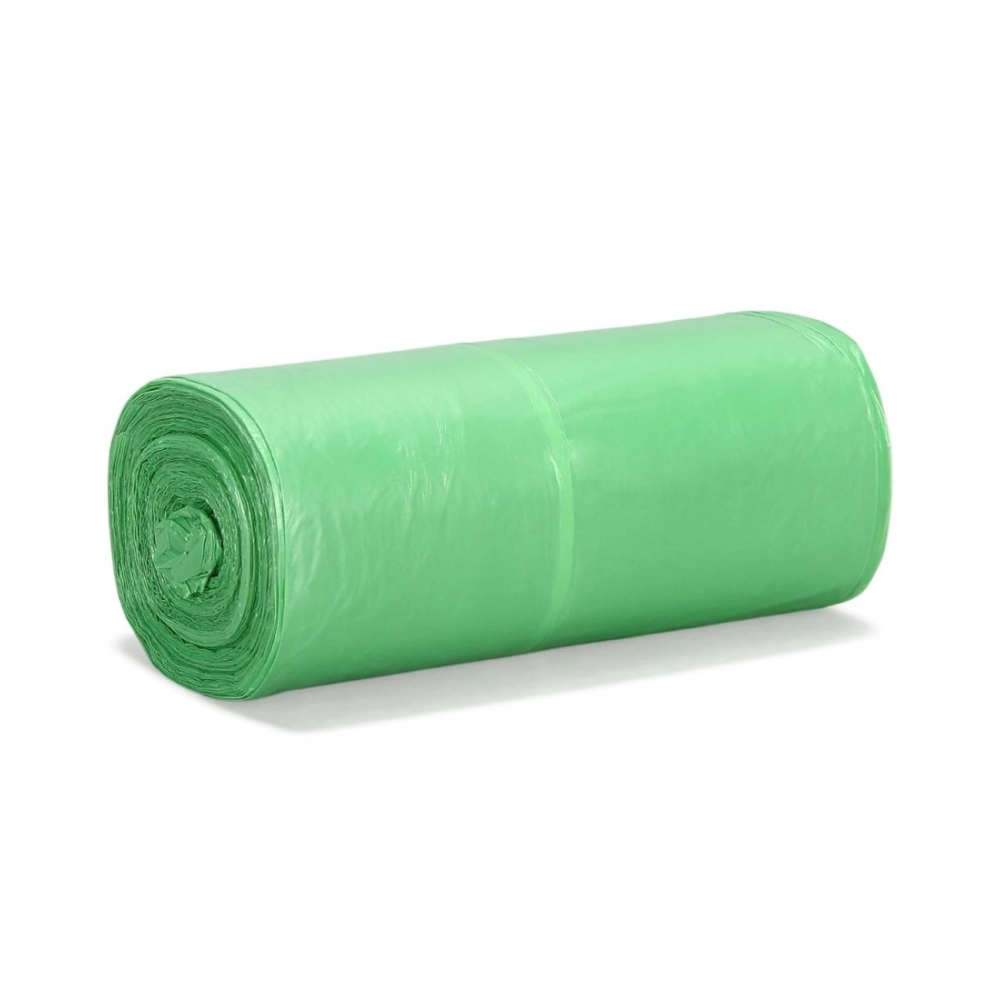 Generic Pack of 10 Biodegradeable Vegetable-Paper 19 x 21 Inches Garbage Bag (Green) - Image 7