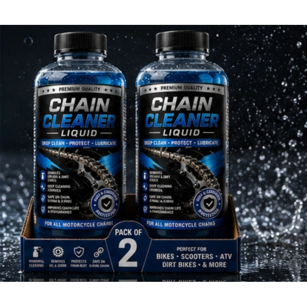 Generic Pack of 2 Chain Cleaner Liquid Bottles 100 ML - Image 3
