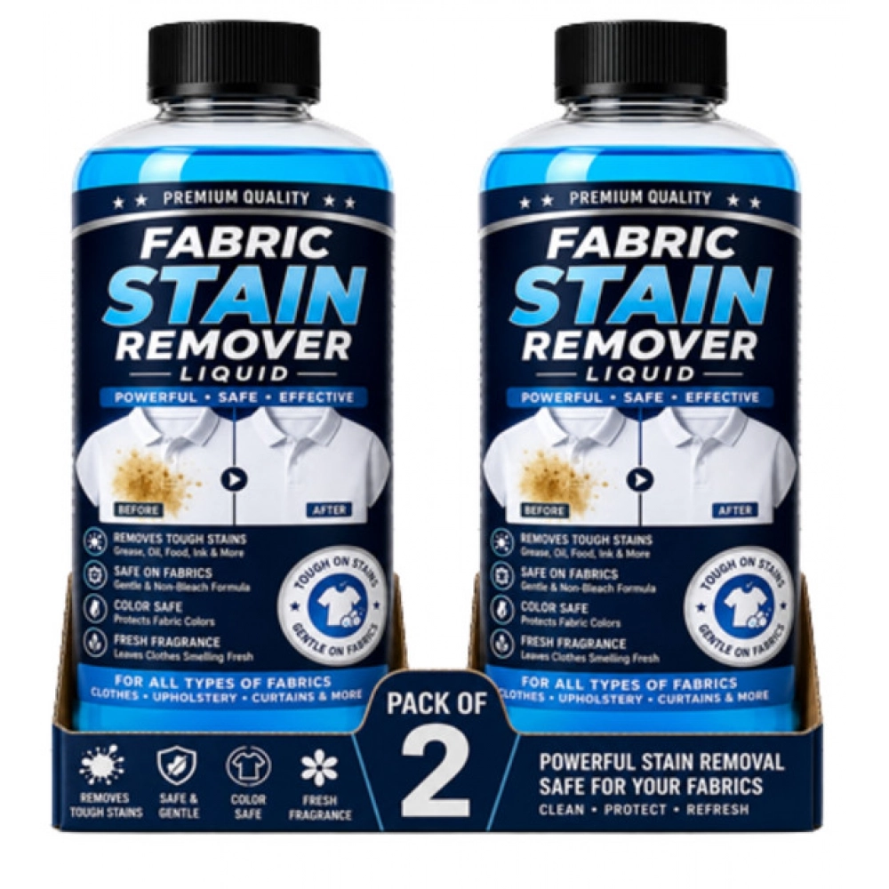 Generic Pack of 2 Fabric Stain Remover Liquid Bottles 100 ML - Image 5