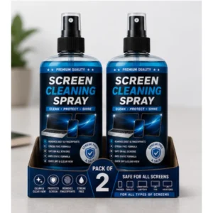 Generic Pack of 2 Screen Cleaning Liquid Spray Bottles 100 ML