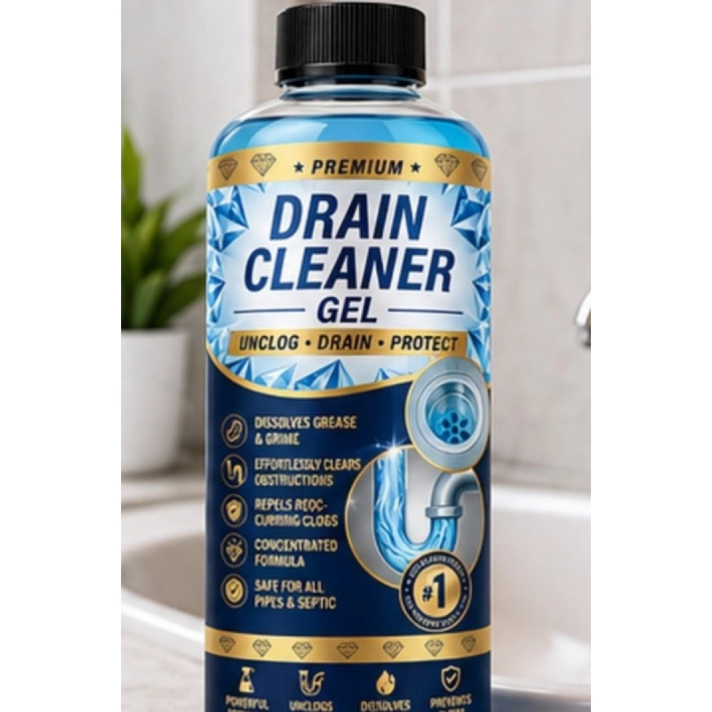 Generic Pack of 2 Drain Cleaner Gel Bottles 100 ML - Image 2