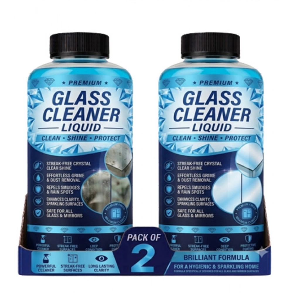 Generic Pack of 2 Glass Cleaner Liquid Bottles 100 ML - Image 5