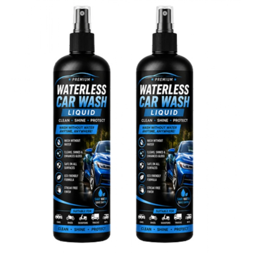 Generic Pack of 2 Waterless Car Wash Liquid Spray Bottles 100 ML - Image 5