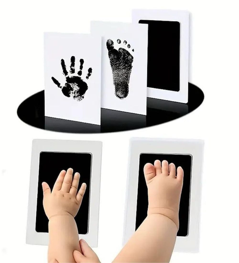 Baby Hand and Footprint (White)