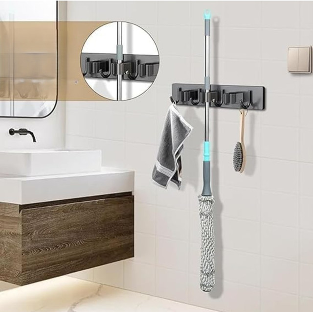 Microfiber Twist Mop for Floor Cleaning (Grey) - Image 4