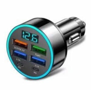 6 In 1 Car Charger (Black)