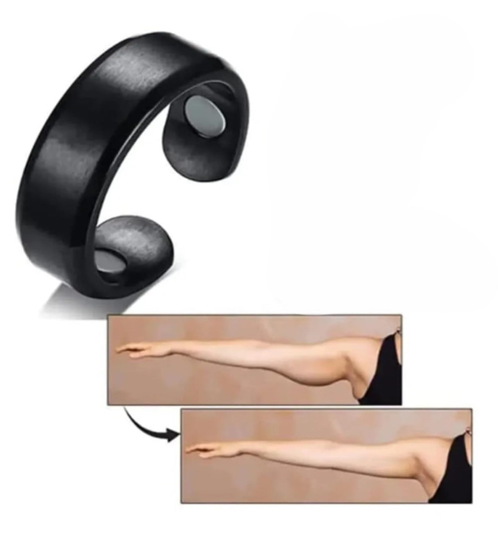 Pack of 2 Beauty Therapy Blood Sugar Control Ring (Black) - Image 3