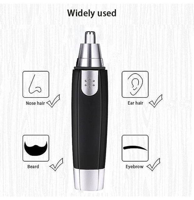 Nose & Ear Hair Trimmer (Black) - Image 3