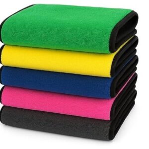 Pack of 2 Microfiber Car Cleaning Towel (Multicolor)