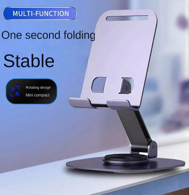Foldable Mobile Stand (Grey) - Image 4