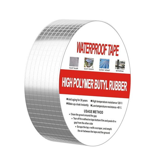 Aluminium Waterproof Foil Tape (2 Inch) (Silver)