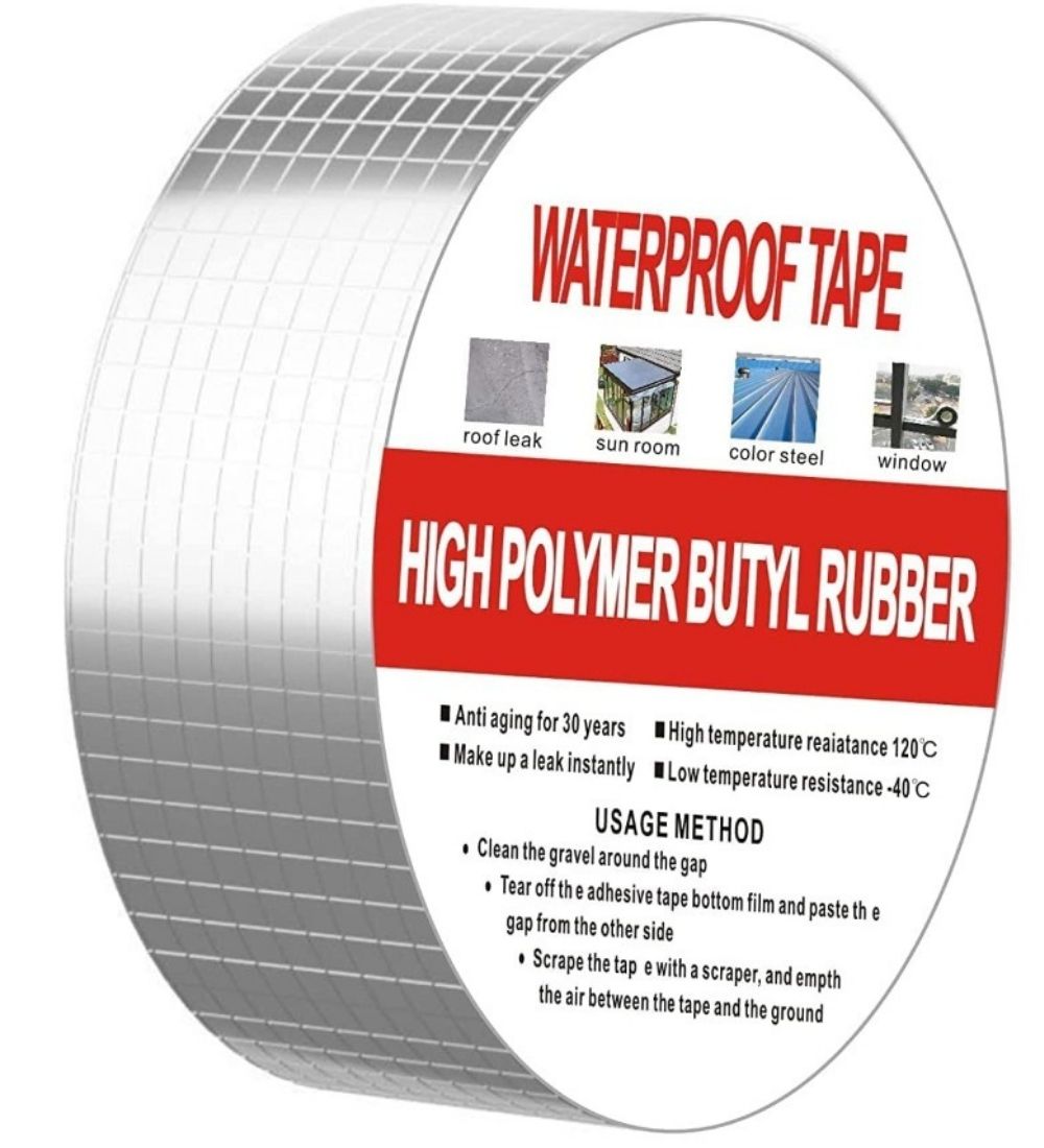 Aluminium Waterproof Foil Tape (2 Inch) (Silver) - Image 2