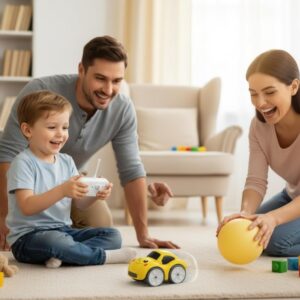 Plastic Mini RC Intelligent Car (Multicolor)