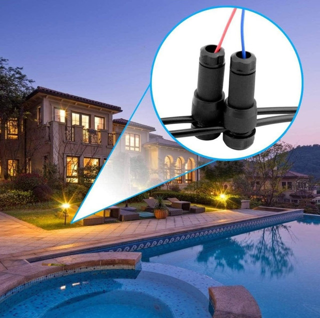 Metal-Plastic Low Voltage Wire Connector 5 Pieces Set (Black) - Image 3