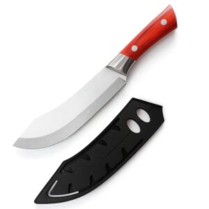 Stainless Steel Chef Knife With Cover (Silver)