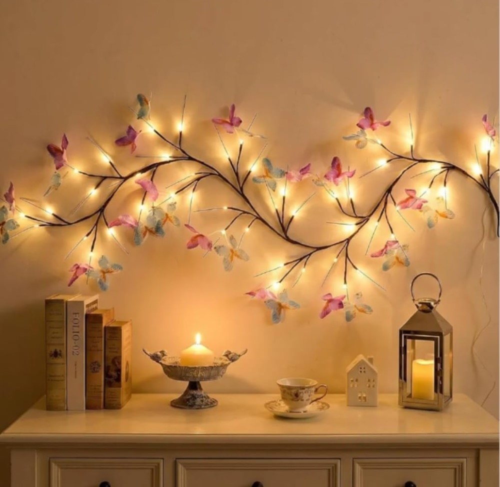 Plastic Butterfly Tree Light (Multicolor)