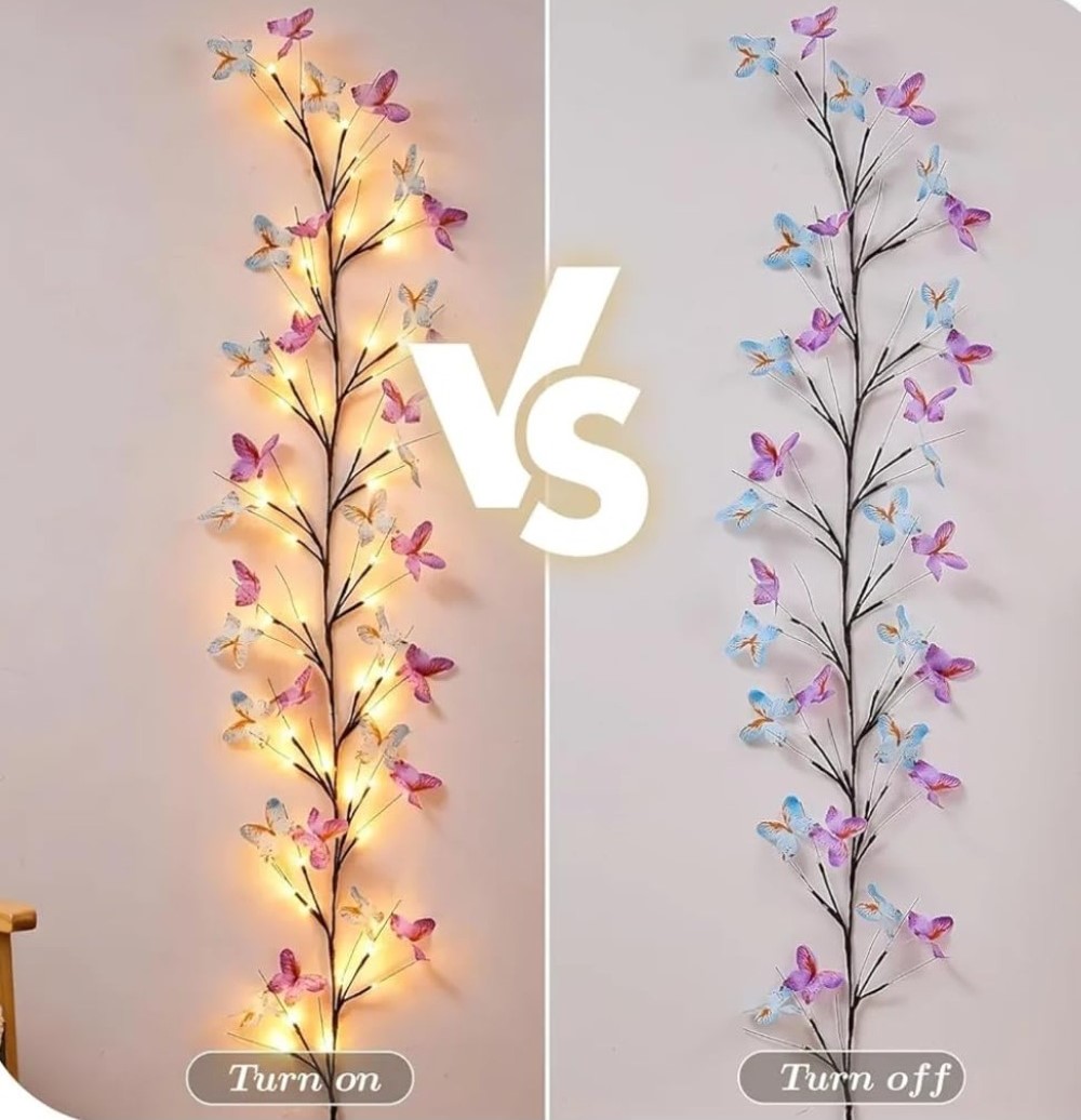 Plastic Butterfly Tree Light (Multicolor) - Image 4
