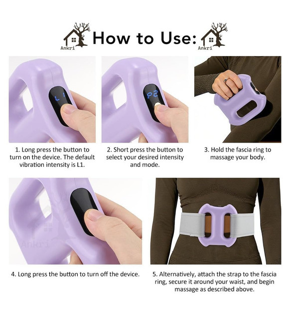 Generic Plastic Fascial Ring Massager (Blue) - Image 3