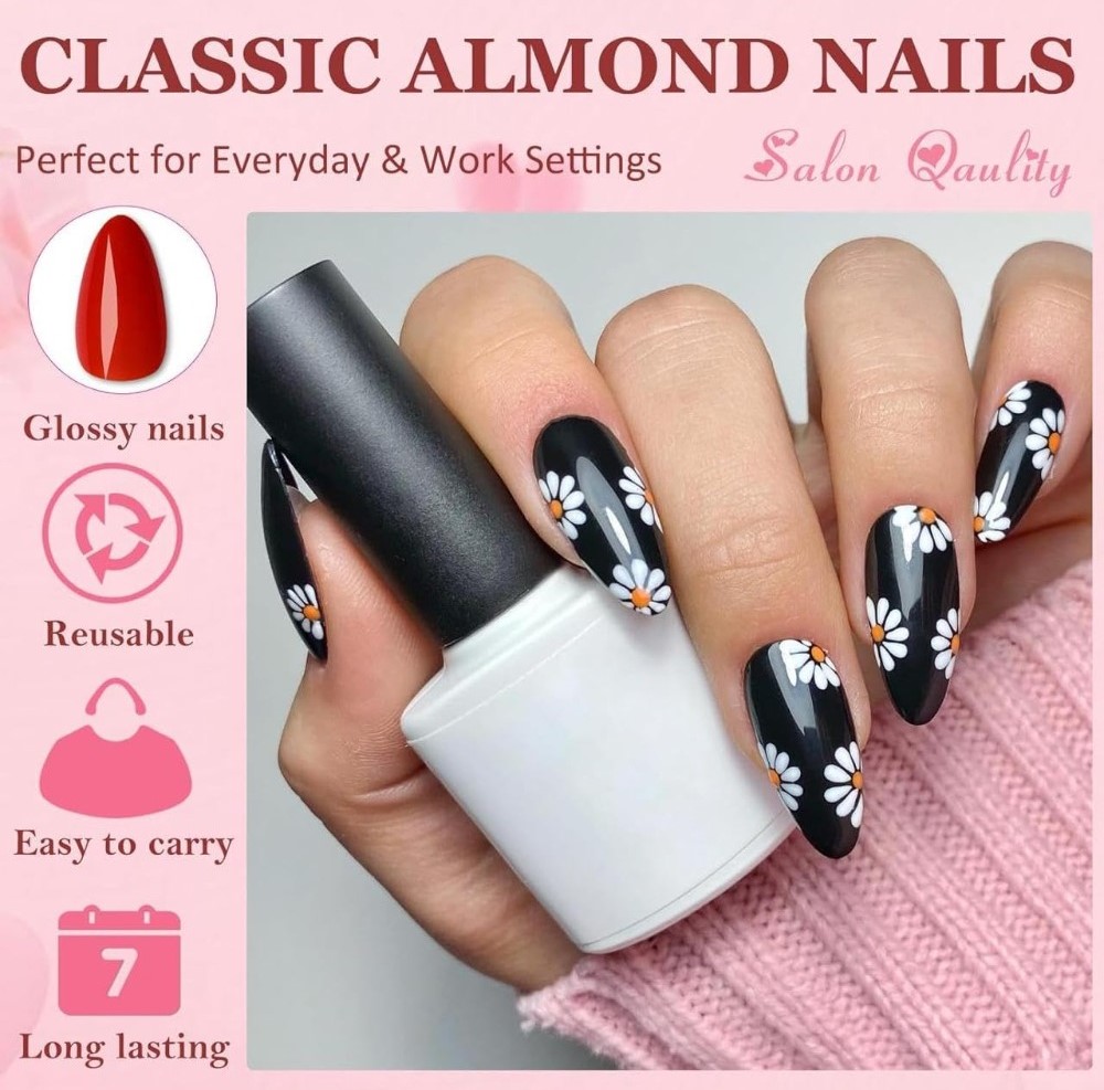 ABS 576 Pcs Nails Set (Multicolor) - Image 4
