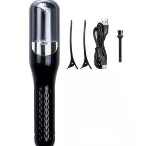 Stainless Steel Cordless Split End Hair Trimmer (Black)