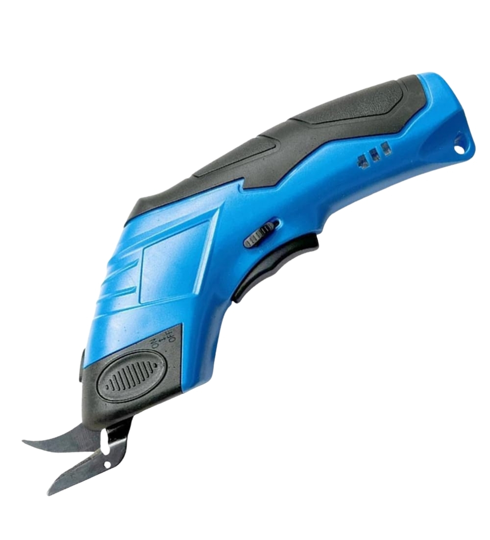 Plastic Cordless Electric Scissor (Blue-Black) - Image 2
