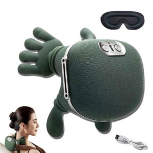 Polyurethane Neck And Shoulder Massager (Green)