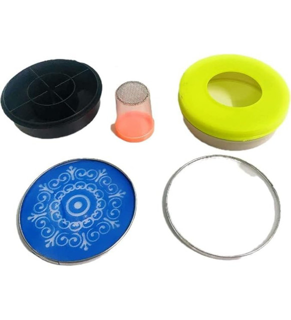Plastic Rangoli Making Kit (Multicolor) - Image 4